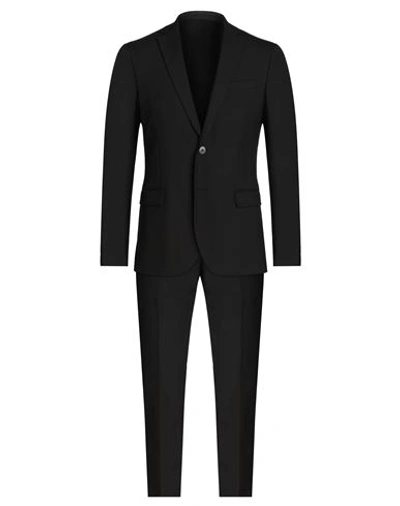 Manuel Ritz Man Suit Black Size 44 Polyester, Viscose, Elastane