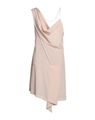 John Galliano Woman Short Dress Blush Size 4 Polyester In Pink