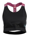 Ea7 Woman Top Black Size Xs Polyamide, Elastane, Polyester