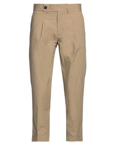 Vandom Man Pants Khaki Size 34 Polyester, Viscose, Elastane In Beige