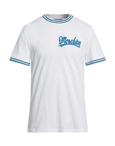 Moschino Man T-shirt White Size 42 Cotton