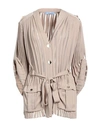 Blumarine Woman Cardigan Sand Size L Cotton In Beige