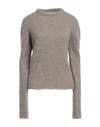 Rick Owens Woman Sweater Dove Grey Size S Mohair Wool, Alpaca Wool, Polyamide