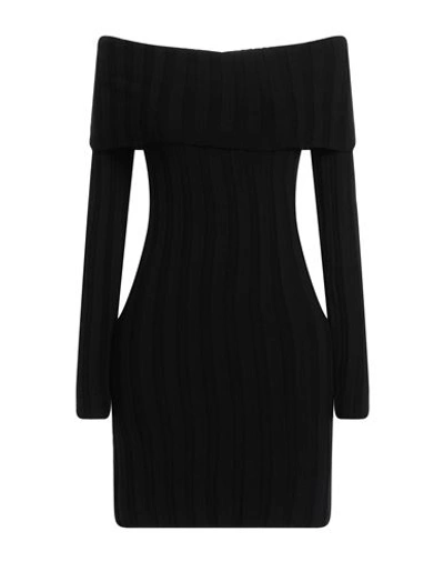 Anine Bing Woman Short Dress Black Size L Wool