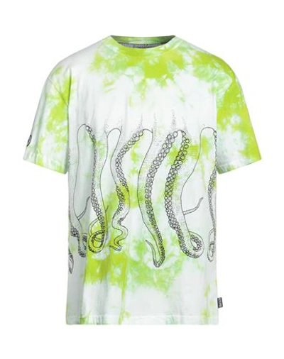 Octopus Man T-shirt Acid Green Size Xl Cotton