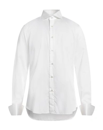 Fray Man Shirt Cream Size 17 ½ Cotton In White