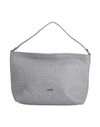 Exte Woman Handbag Grey Size - Soft Leather In Grey