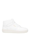 Sandro Man Sneakers White Size 10 Soft Leather In White