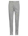 Pt Torino Man Pants Grey Size 40 Modal, Cotton, Elastane