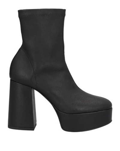 Vic Matie Vic Matiē Woman Ankle Boots Black Size 7 Soft Leather In Black