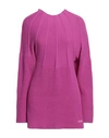 Liviana Conti Woman Sweater Magenta Size 6 Cashmere, Polyamide