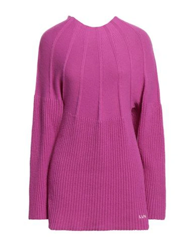 Liviana Conti Woman Sweater Magenta Size 2 Cashmere, Polyamide