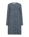 Caliban Woman Short Dress Midnight Blue Size 12 Polyester In Blue