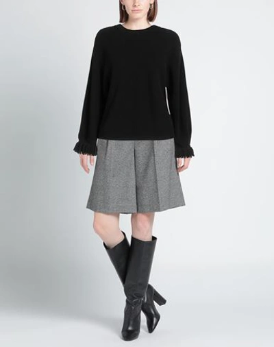 Twinset Woman Sweater Black Size S Polyamide, Viscose, Wool, Cashmere