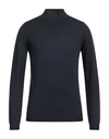 FRED MELLO FRED MELLO MAN TURTLENECK MIDNIGHT BLUE SIZE XXL VISCOSE, POLYAMIDE