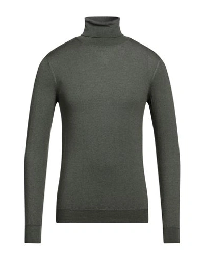 Liu •jo Man Man Turtleneck Military Green Size 3xl Virgin Wool