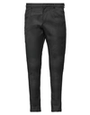 REPLAY REPLAY MAN PANTS BLACK SIZE 33W-30L POLYESTER, VISCOSE, ELASTANE