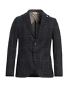 Manuel Ritz Man Blazer Midnight Blue Size 46 Wool, Polyester, Acrylic, Polyamide