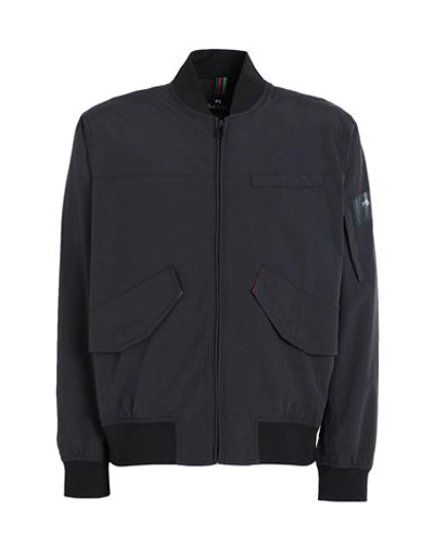 Ps By Paul Smith Ps Paul Smith Man Jacket Black Size Xl Recycled Nylon In Black