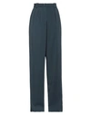 Patrizia Pepe Woman Pants Dark Green Size 2 Polyester, Elastane In Green