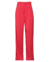 Patrizia Pepe Woman Pants Tomato Red Size 2 Polyester, Elastane