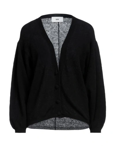 Solotre Woman Cardigan Black Size 2 Polyamide, Mohair Wool, Wool, Elastane