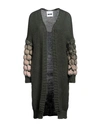 Dimora Woman Cardigan Military Green Size Onesize Acrylic, Wool, Viscose, Alpaca Wool