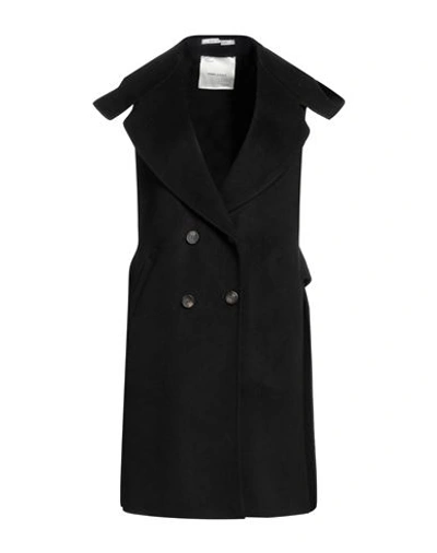 Emma & Gaia Woman Coat Black Size 8 Wool, Lyocell, Cashmere