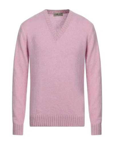 Irish Crone Man Sweater Pink Size 3xl Wool