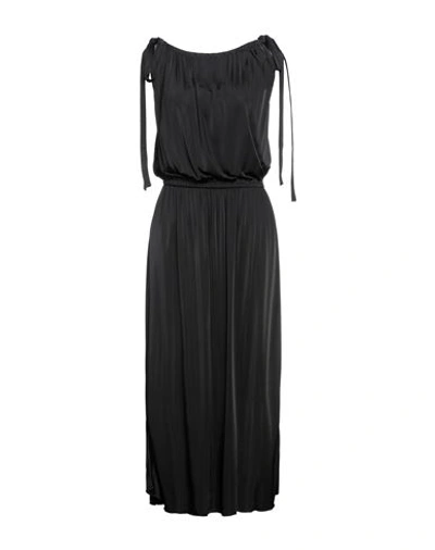 Mauro Grifoni Woman Midi Dress Black Size 8 Viscose