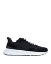 PS BY PAUL SMITH PS PAUL SMITH MAN SNEAKERS MIDNIGHT BLUE SIZE 9 NYLON, BOVINE LEATHER