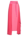 Iceberg Woman Maxi Skirt Magenta Size 8 Acetate, Silk
