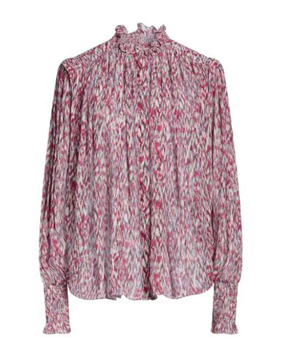 Isabel Marant Étoile Woman Shirt Fuchsia Size 6 Viscose In Pink