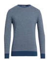 Tsd12 Man Sweater Light Blue Size 3xl Wool, Viscose, Polyamide, Cashmere