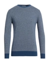 Tsd12 Man Sweater Light Blue Size Xxl Wool, Viscose, Polyamide, Cashmere In Blue