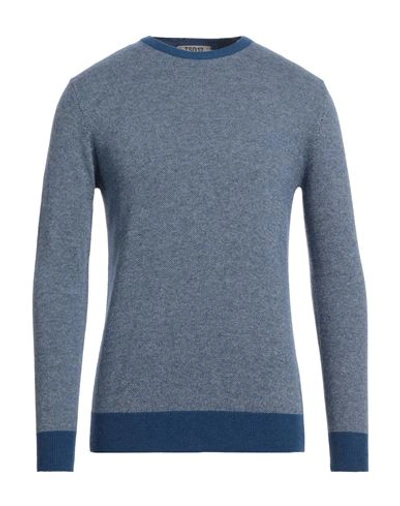 Tsd12 Man Sweater Light Blue Size Xxl Wool, Viscose, Polyamide, Cashmere