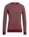 Tsd12 Man Sweater Brick Size 3xl Wool, Viscose, Polyamide, Cashmere In Red