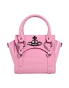 Vivienne Westwood Man Handbag Pink Size - Bovine Leather