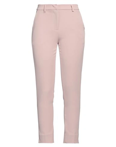 Trussardi Woman Pants Pastel Pink Size 12 Polyester, Elastane