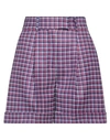 Simona Corsellini Woman Shorts & Bermuda Shorts Bright Blue Size 4 Polyester, Viscose In Blue