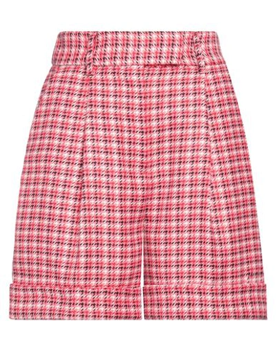 Simona Corsellini Woman Shorts & Bermuda Shorts Pink Size 4 Polyester, Viscose