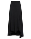 Jil Sander Woman Long Skirt Black Size 8 Cotton