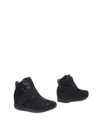 Andìa Fora Woman Ankle Boots Black Size 8 Soft Leather, Textile Fibers