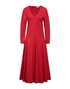 Beatrice B Beatrice .b Woman Midi Dress Red Size 6 Rayon, Polyamide, Elastane
