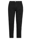 Berna Man Jeans Black Size 28 Cotton, Elastane