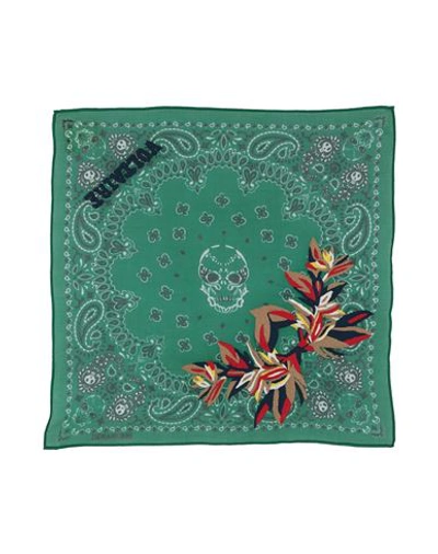 Zadig & Voltaire Woman Scarf Green Size - Cotton