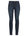 REPLAY REPLAY WOMAN JEANS BLUE SIZE 31W-30L COTTON, POLYESTER, ELASTANE
