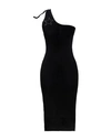 Mangano Woman Midi Dress Black Size 8 Cotton