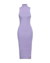 Mangano Woman Midi Dress Lilac Size 8 Cotton In Purple