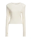 Maria Vittoria Paolillo Mvp Woman Sweater Cream Size 8 Polyamide, Wool, Viscose, Cashmere In White